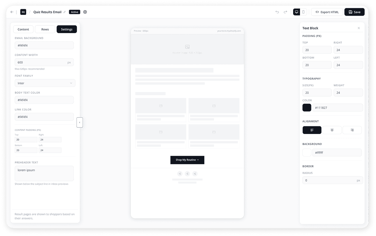 AISalesQ email automation builder