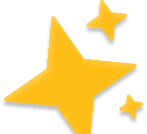 Decorative sparkle graphic