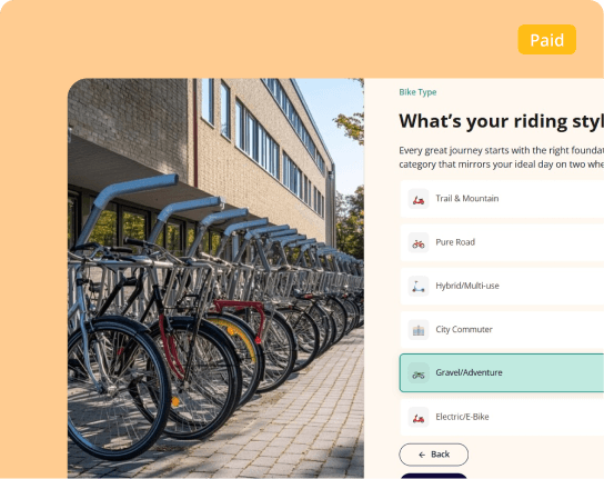 Idealer Fahrrad-Finder