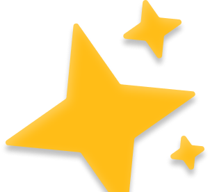 Decorative sparkle graphic